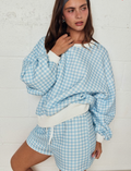 Cloud Nine Gingham Set - Blue
