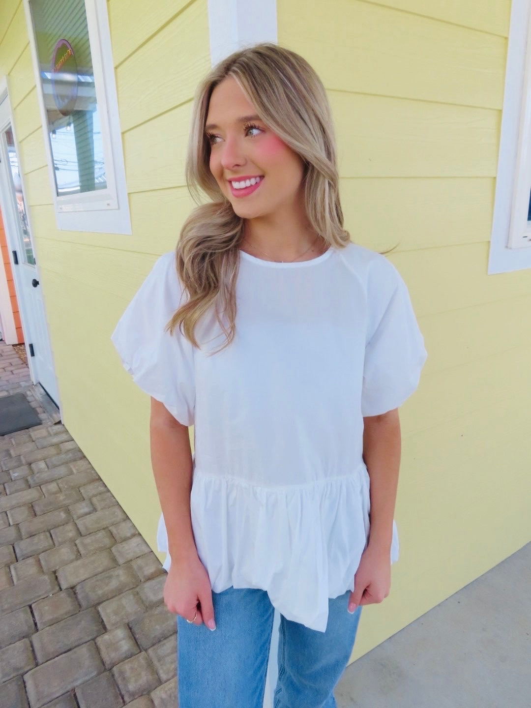 Classic Peplum Top