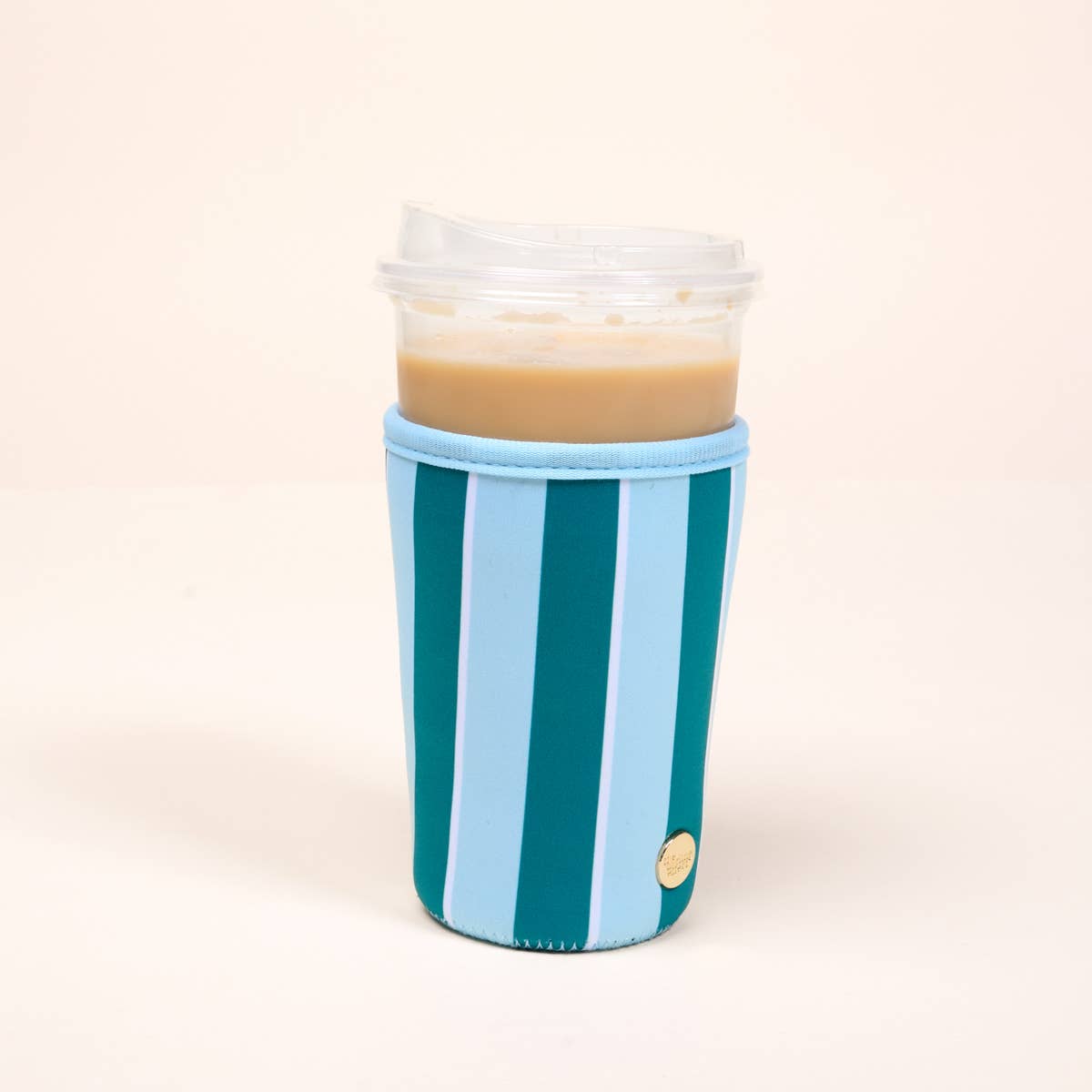 Sip Savvy Drink Sleeve – Sicily Stripes Teal