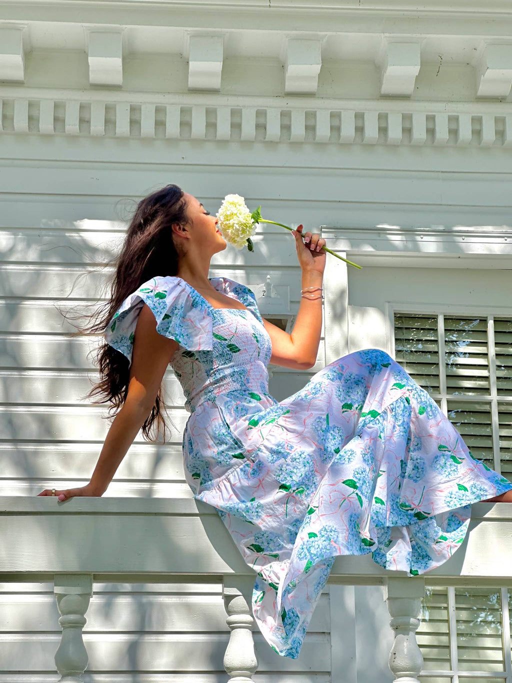 Hydrangea Blooms Dress