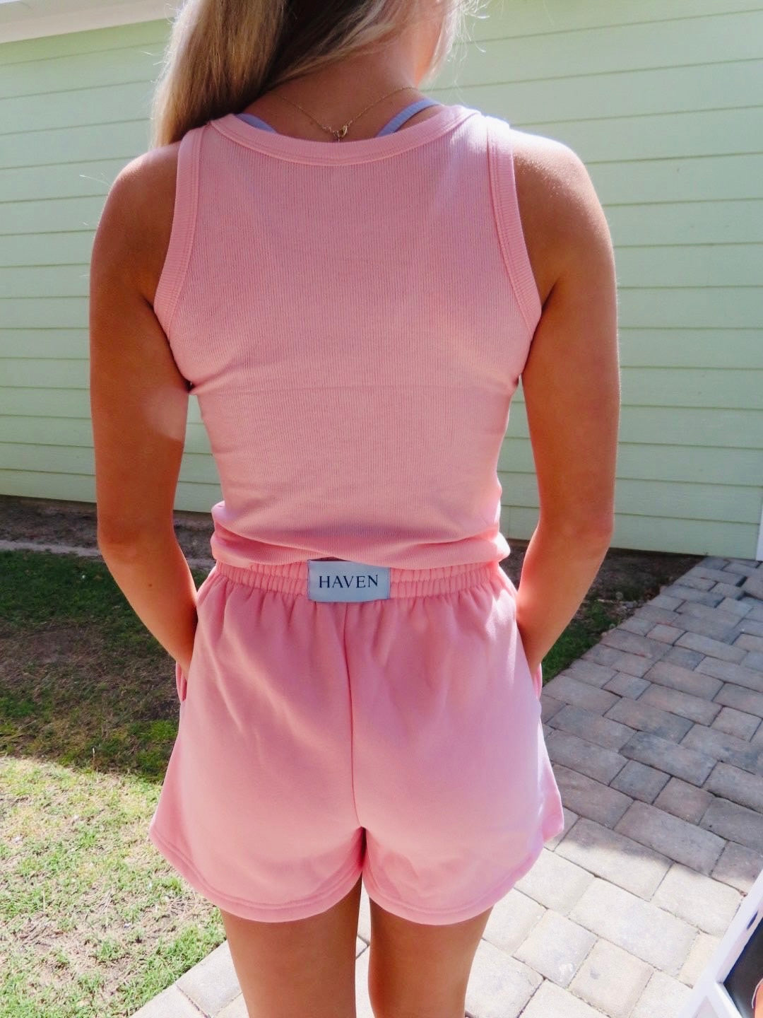 HAVEN Tank and Shorts Set - Pink