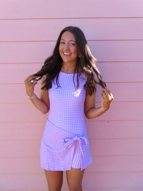 Purple Blossom Active Dress