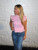 Darling Lace Smocked Top