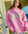 JESUS Mockneck - Pink and Camo