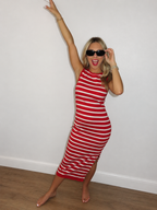 Saturday in Athens Stripe Midi