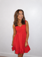 Little Red Game Day Dress