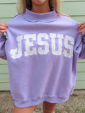 JESUS Mockneck - Lavender
