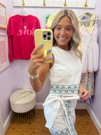 Floral Embroidered MINI set