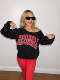 GEORGIA - Off The Shoulder Crewneck