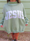JESUS Mockneck - Sage