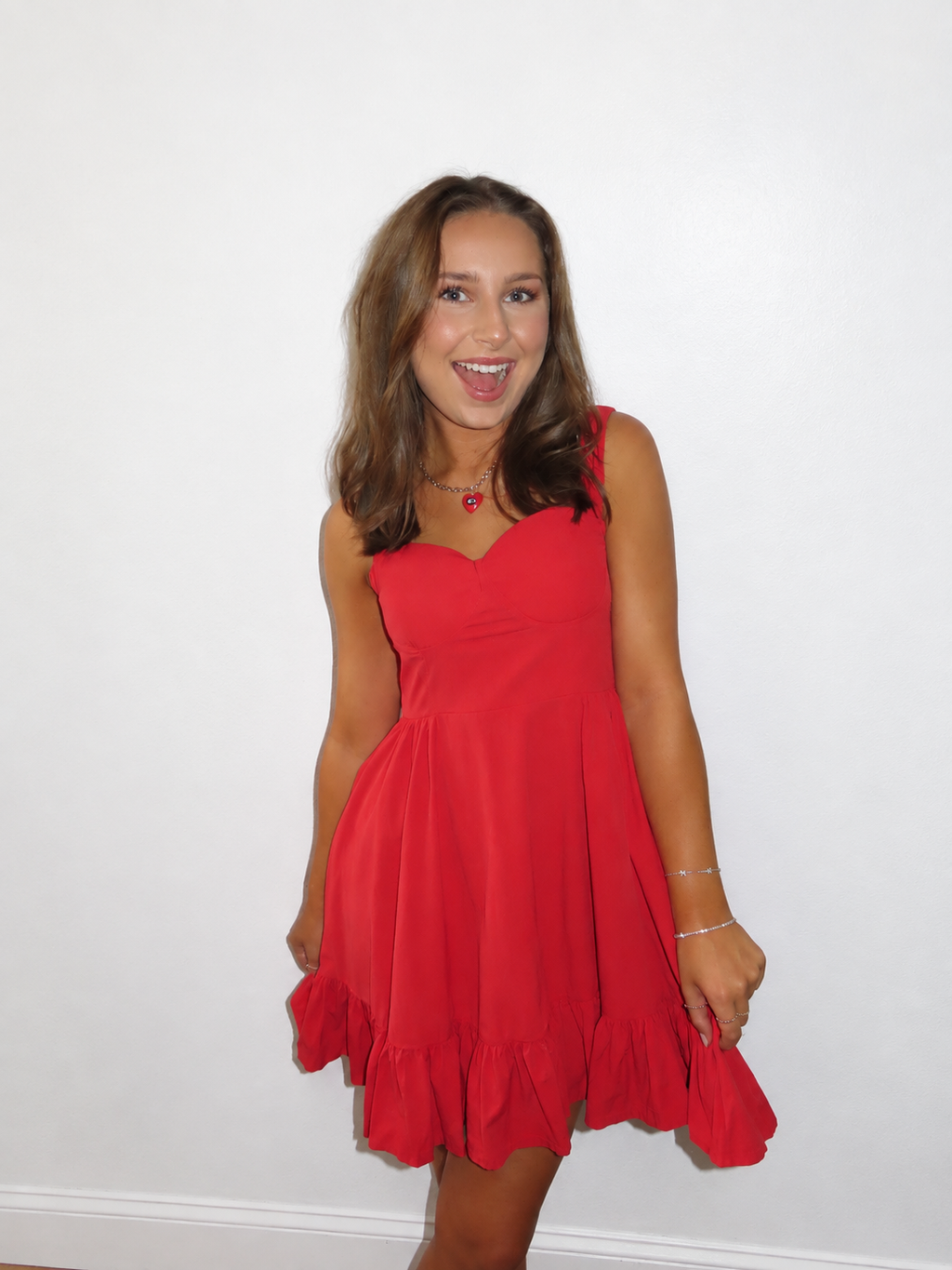 Little Red Game Day Dress