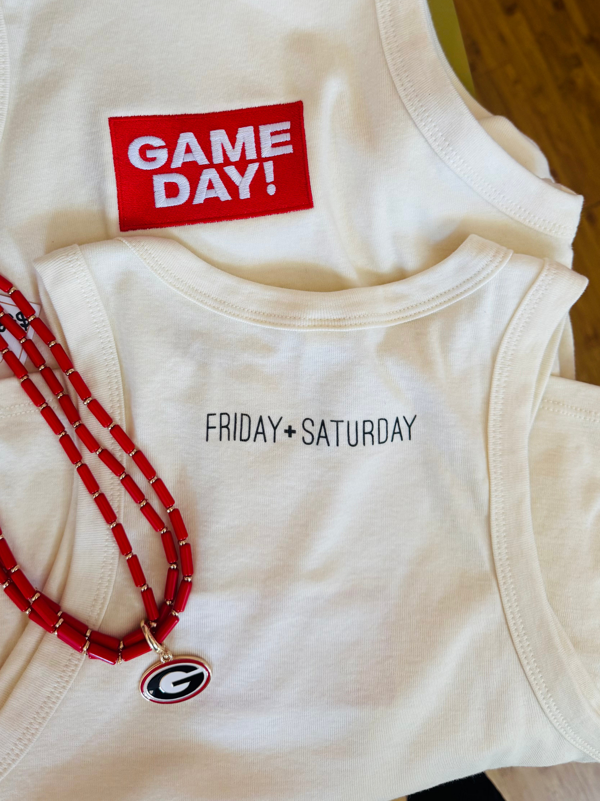Game Day Embroidered Tank