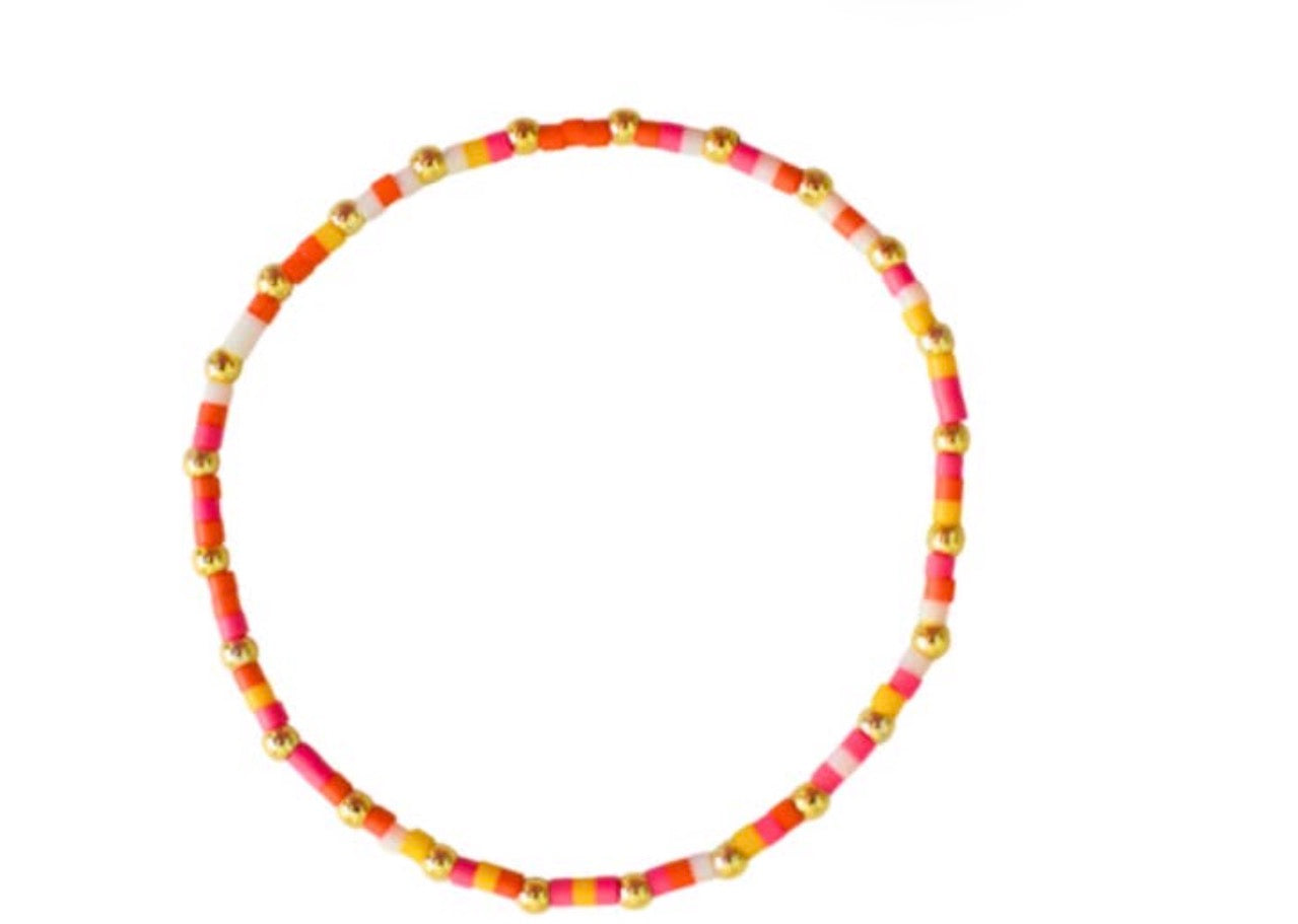 The Claire - Pink/Orange/White