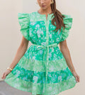 Green Garden - Mini Dress