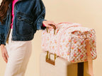 On-the-Go Quilted Daydream Cream Bag