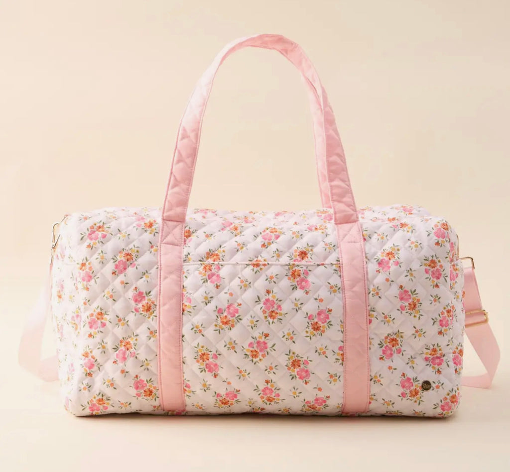 On-the-Go Quilted Daydream Cream Bag
