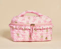 Quilted Cosmetic Bag - Fancy Pink