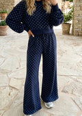 NAVY Polka Dot Pants Set