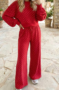 Red Polka Dot Pants Set