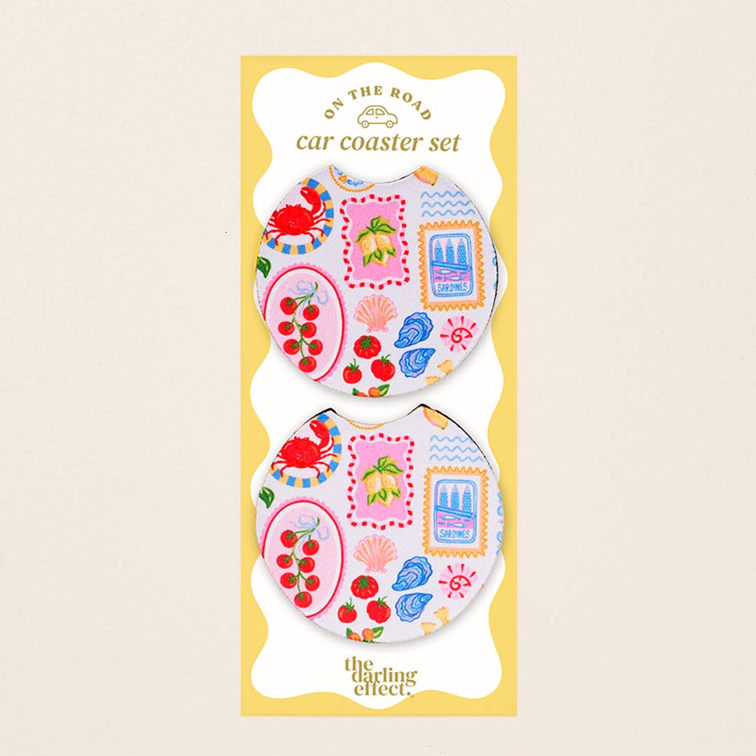 On the Road Car Coaster Set – Ciao Bella