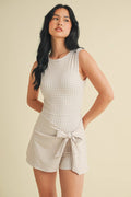 Beige Blossom Active Dress
